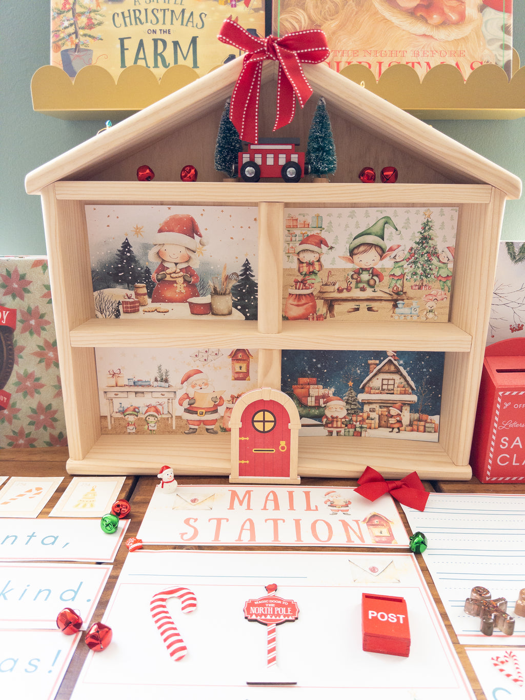 Santa's Workshop Digital Print Kit