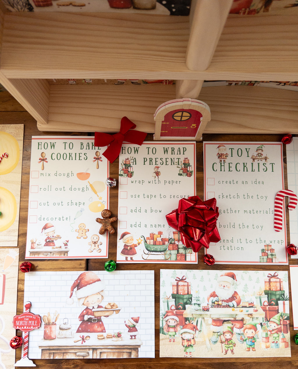 Santa's Workshop Digital Print Kit