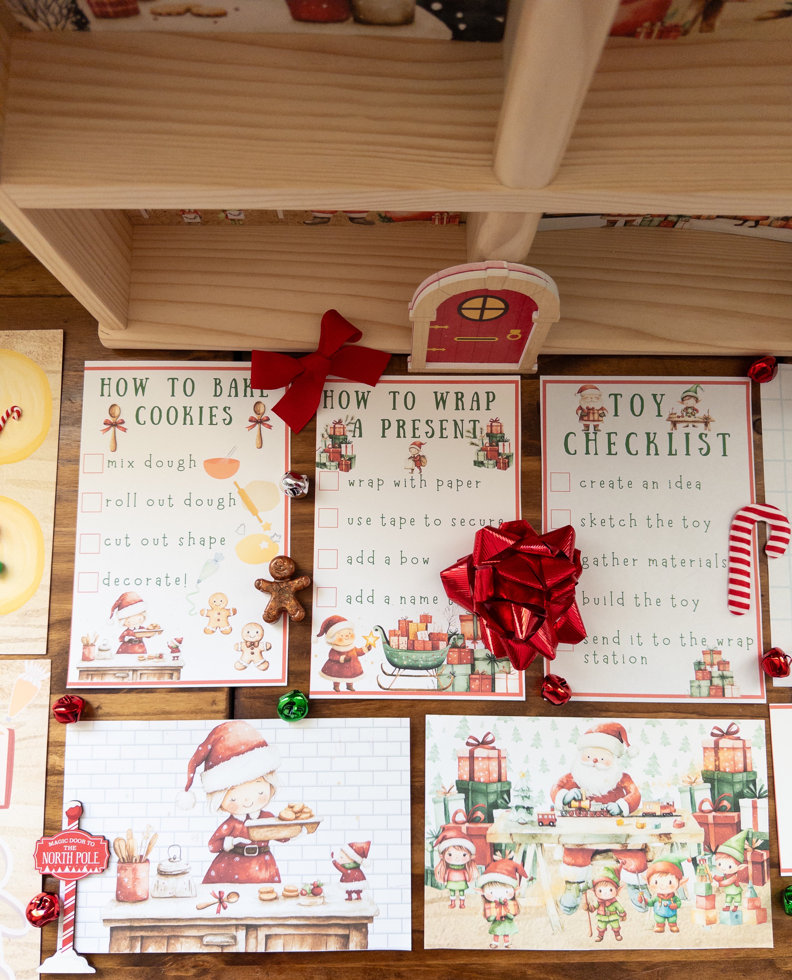 Santa's Workshop Digital Print Kit