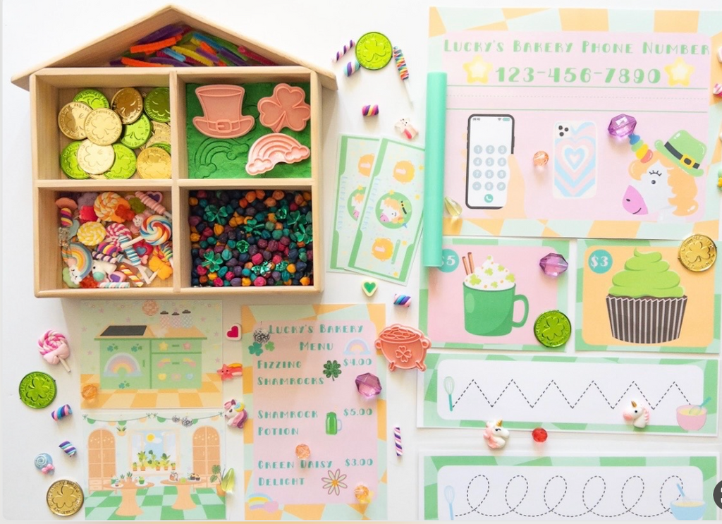 Lucky Charm Cafe & Digital Print Kit Learning Bundle