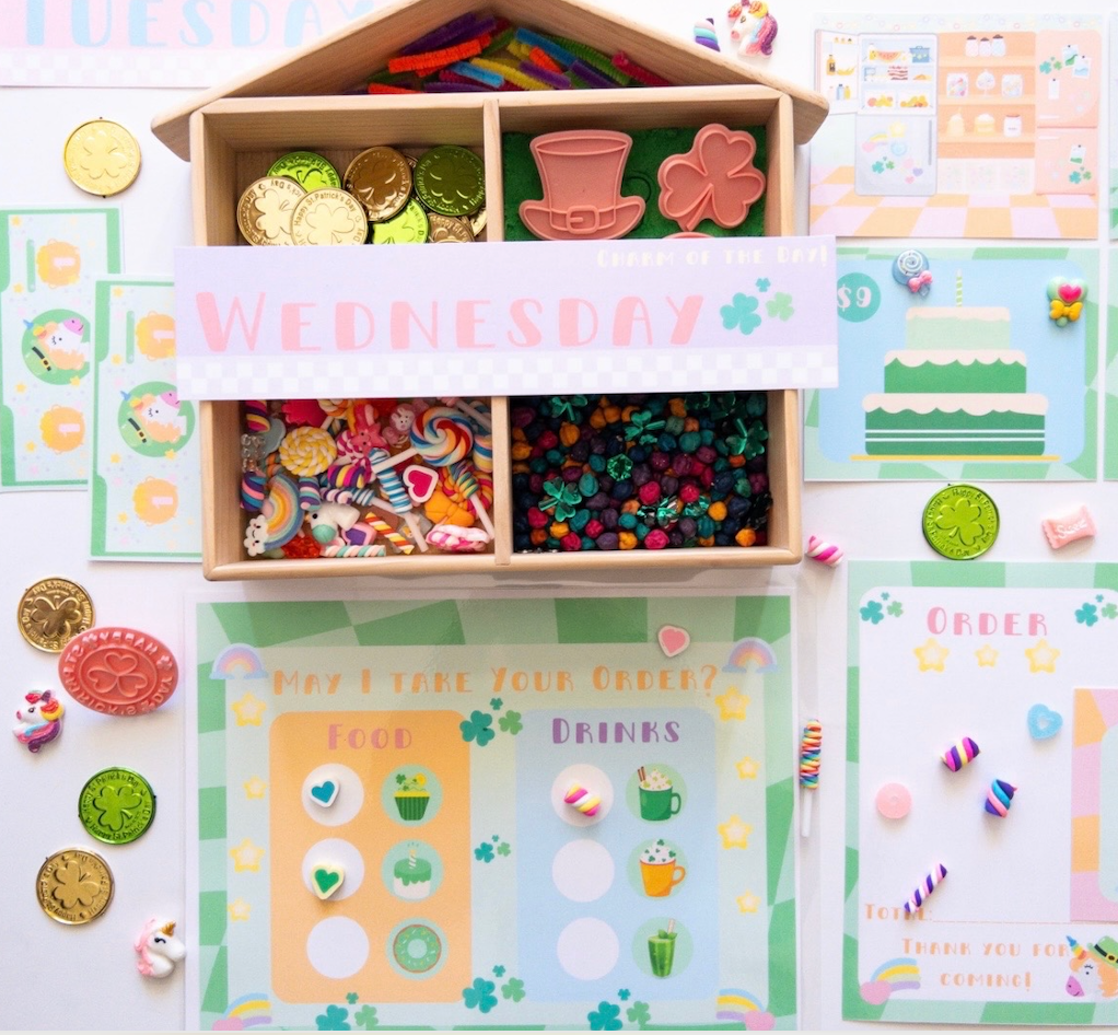 Lucky Charm Cafe & Digital Print Kit Learning Bundle