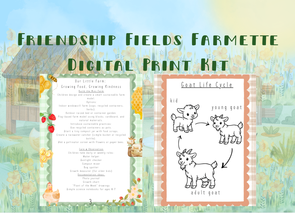 The Friendly Farmette Digital Print Kit