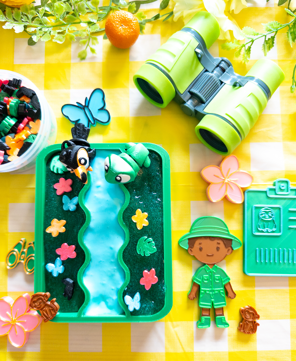 Rainforest Rescue Camp 3D PLA Accessories