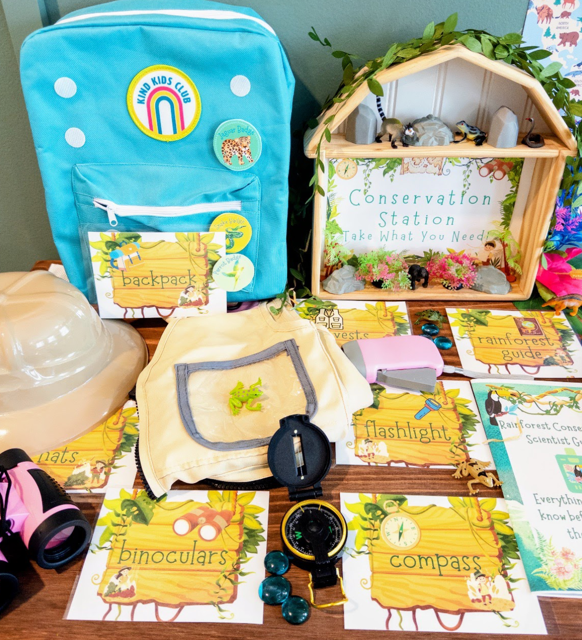 Rainforest Camp Digital Print Kit