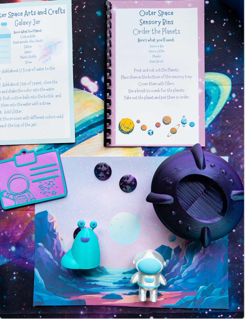 Space Camp 3D PLA Accesories