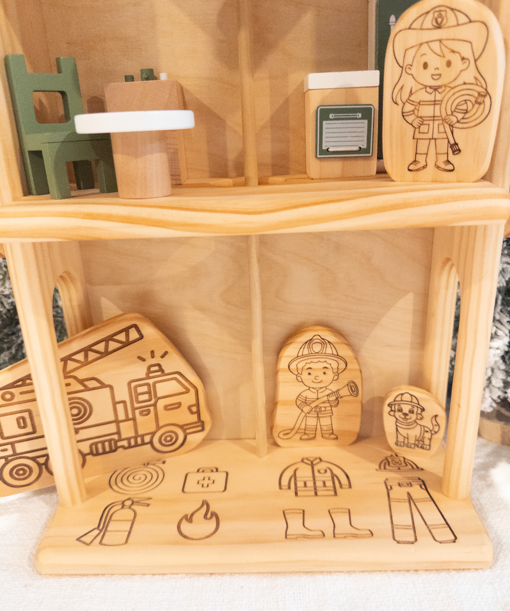 The Everett Fire Station Wooden Collection