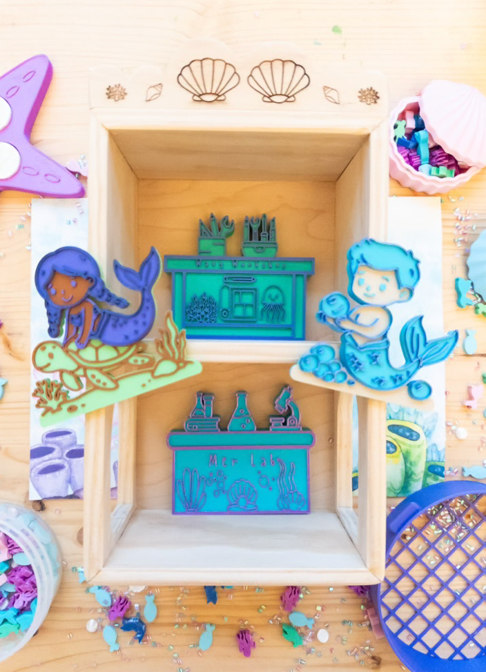 Mermaid Camp Wooden Collection