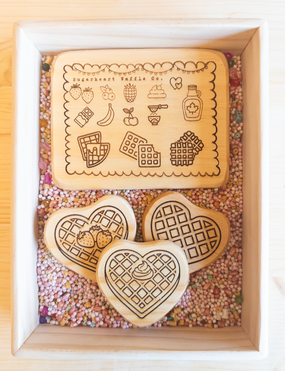 Waffle Themed Wooden Collection