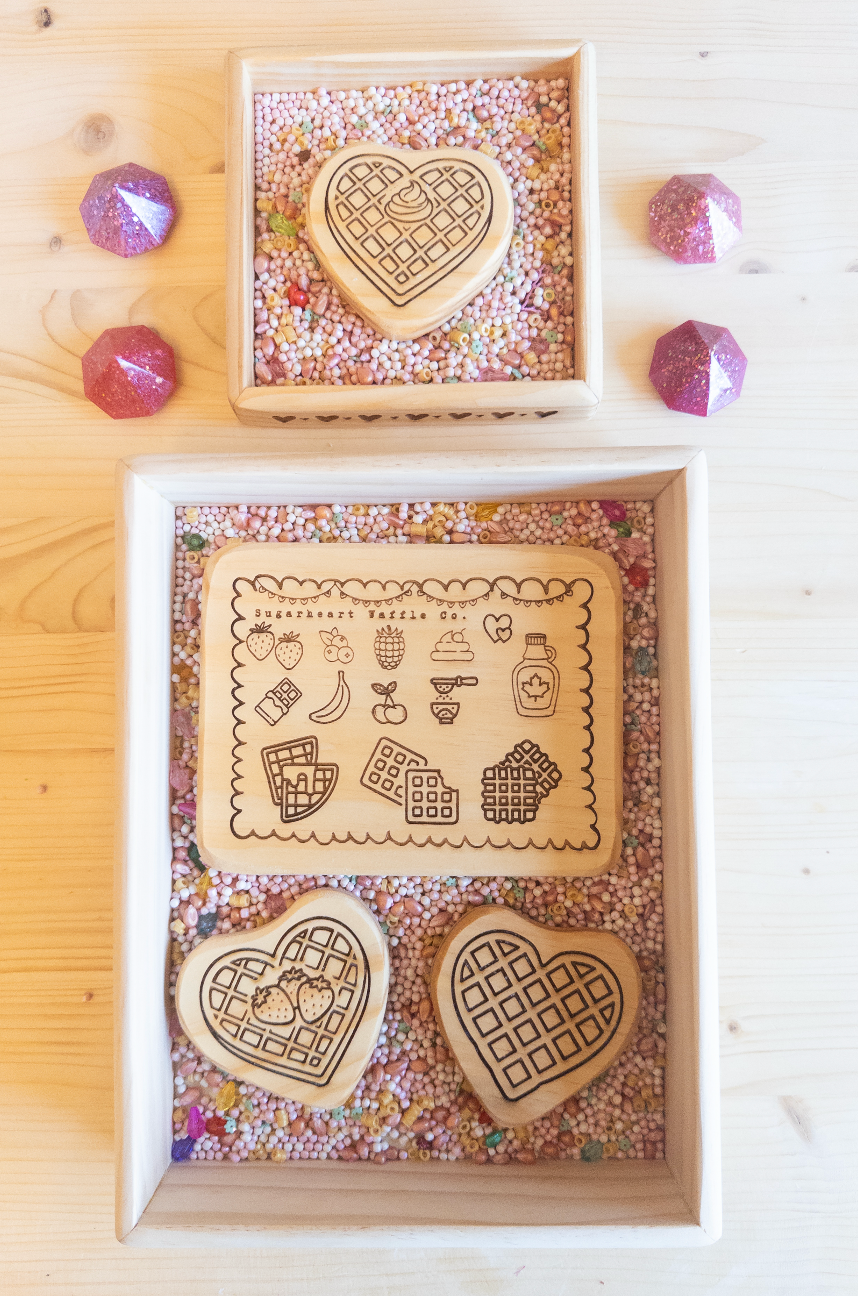 Waffle Themed Wooden Collection