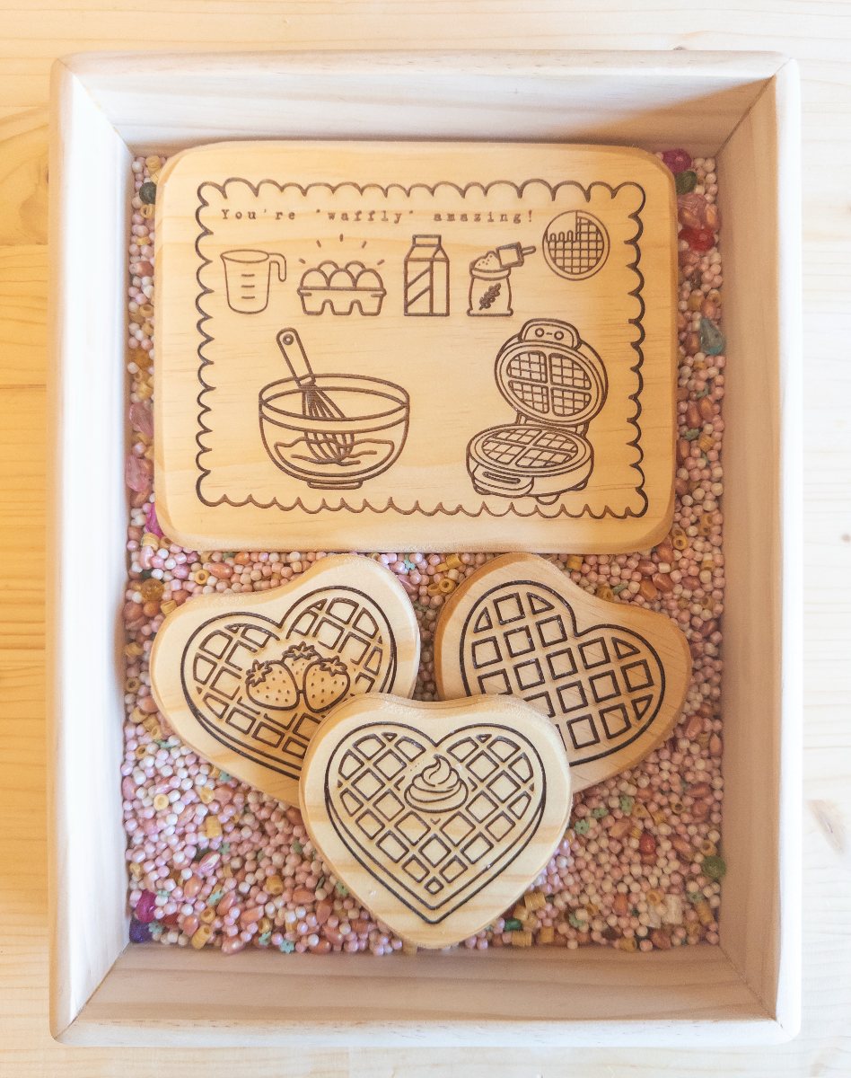 Waffle Themed Wooden Collection