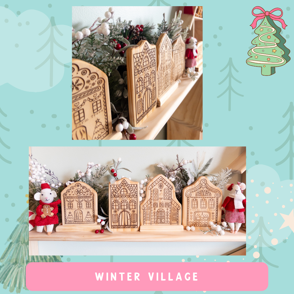 Winter Village Houses