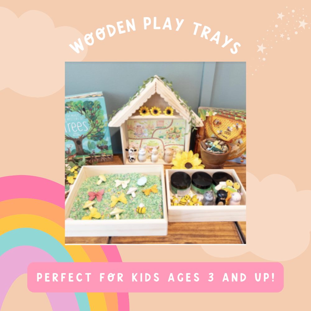 Wooden Play Trays