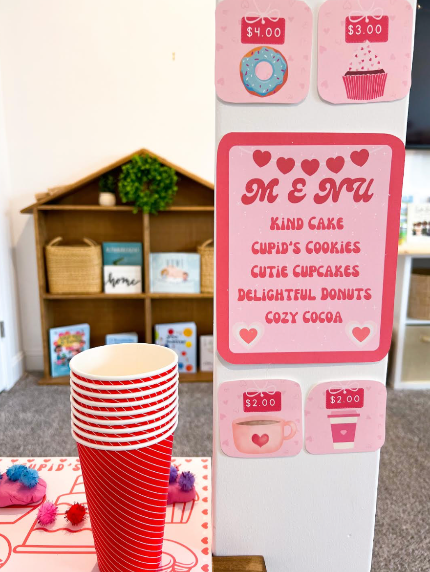 Cupids Cafe Pretend Play & Valentine's Day Breakfast Digital Prints